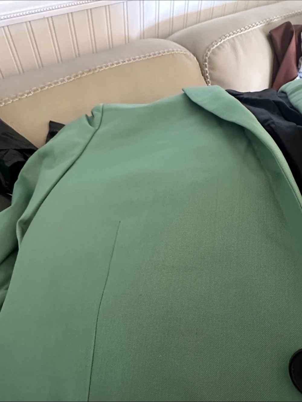 💜#56 BNWT The Kooples Mint Green Single-Breasted Blazer Retail $495